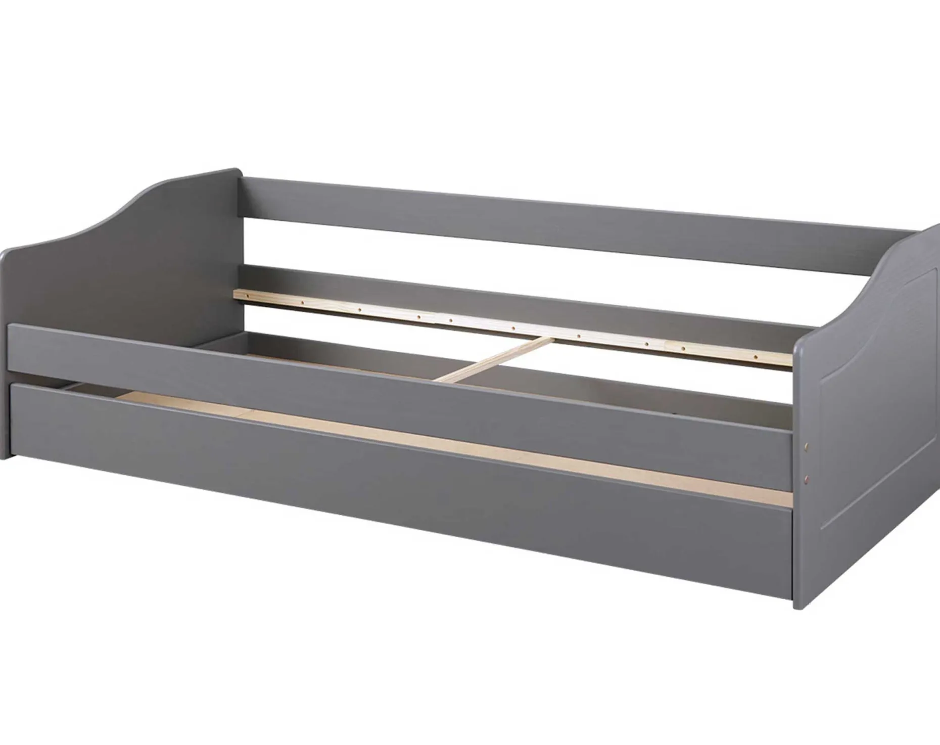 Kabinenbett Malz mit Bettschublade - grau