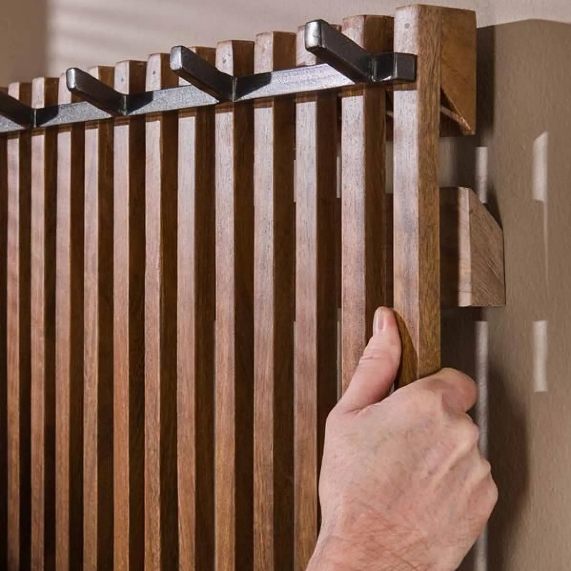 KaiWandgarderobe - Farbe Mangosand massiv