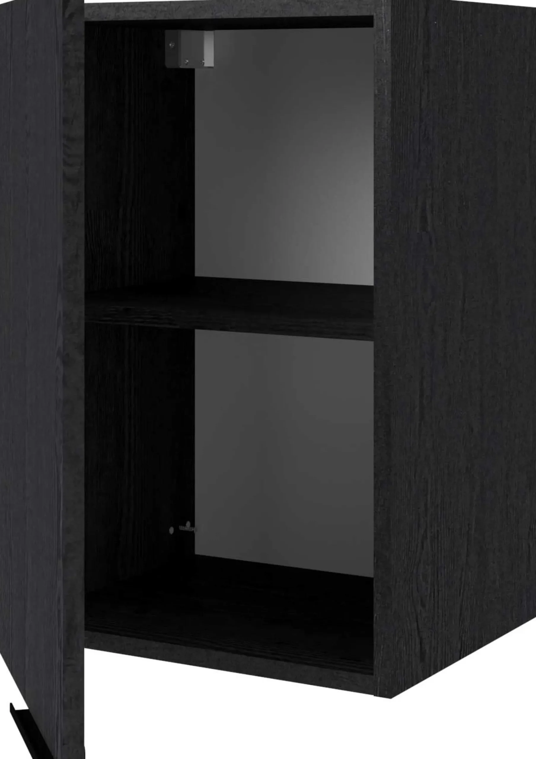 Küchenhängeschrank Anna - 40x36x58cm - Eiche schwarz Dekor