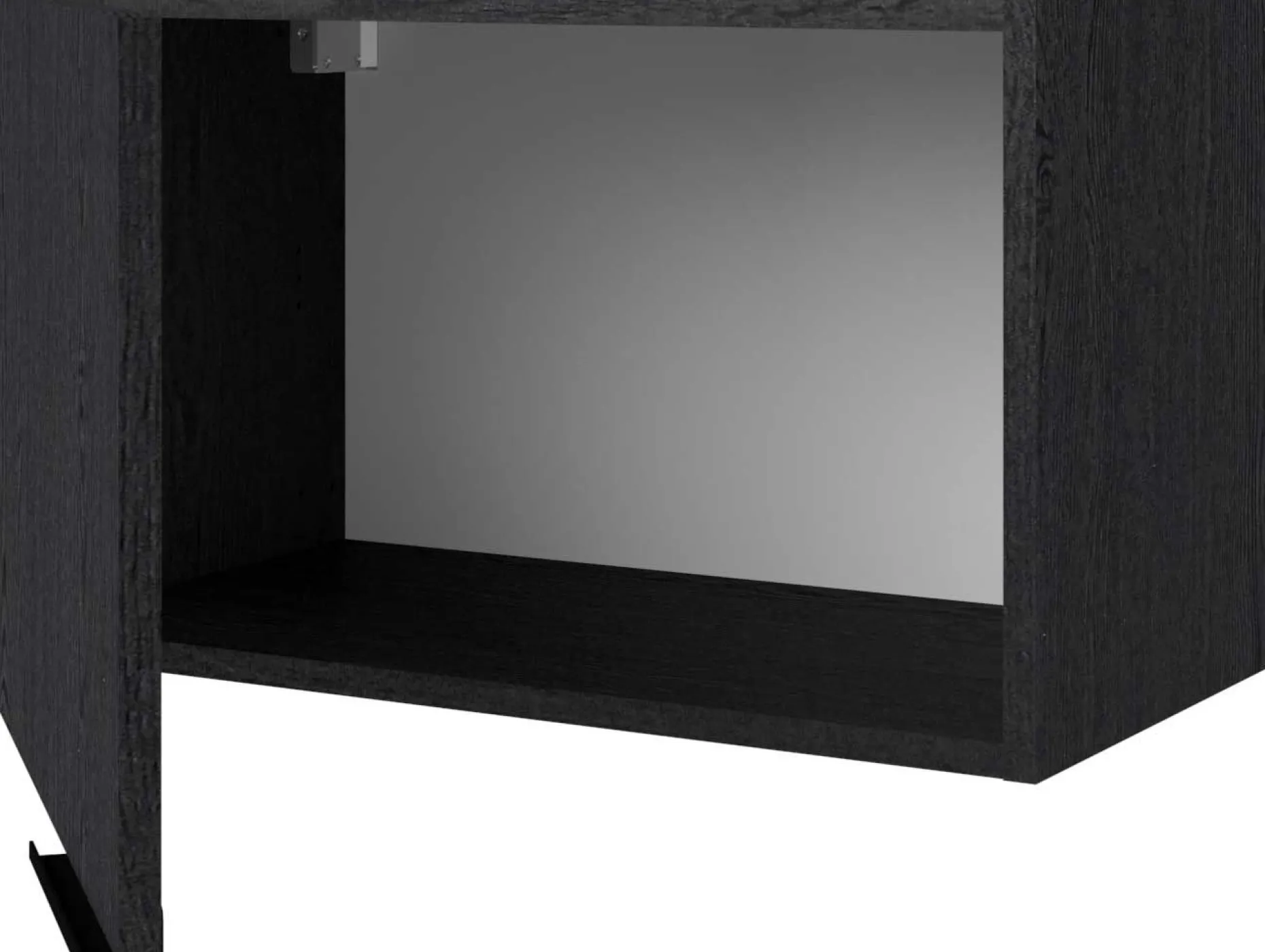 Küchenhängeschrank Anna - 60x36x35cm - Eiche schwarz Dekor