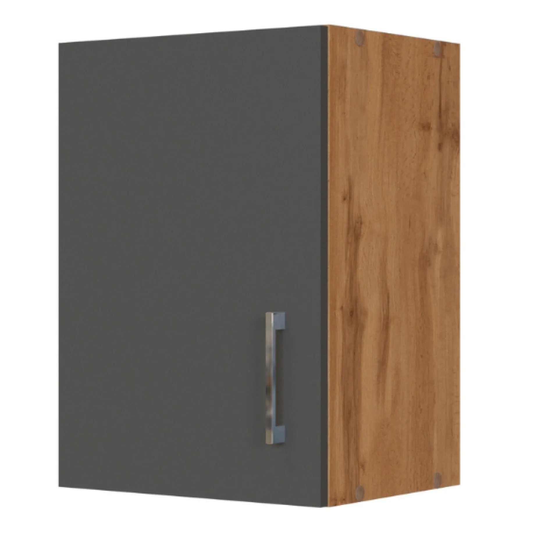 Küchenhängeschrank Sorrella 40cm 1 Tür - anthrazit/eiche