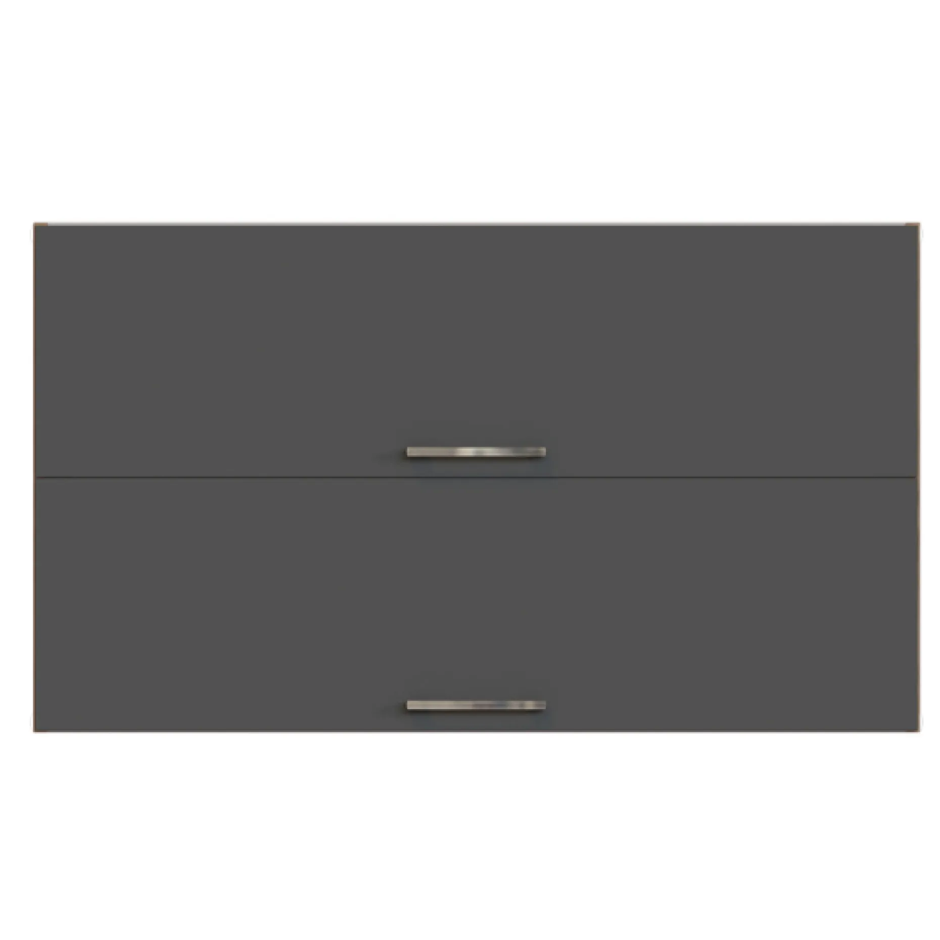 Küchenhängeschrank Sorrella 100cm mit 2 Flügeltüren - anthrazit/eiche