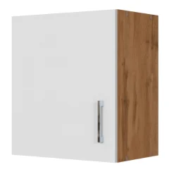Küchenhängeschrank Sorrella 50cm 1 Tür - weiß/Eiche