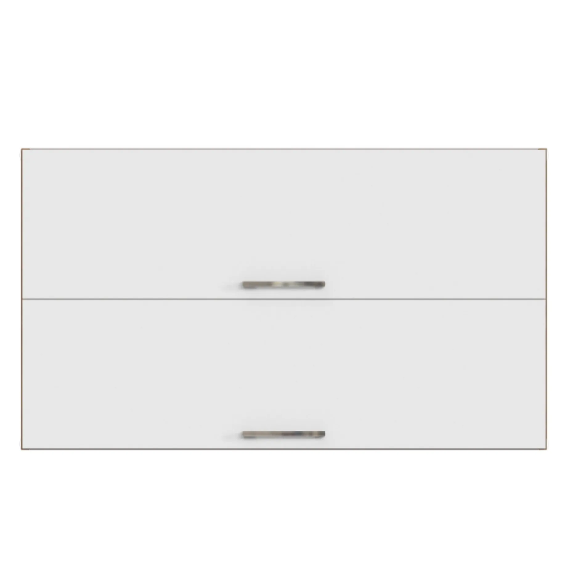 Küchenhängeschrank Sorrella 100cm mit 2 Flügeltüren - weiß/Eiche