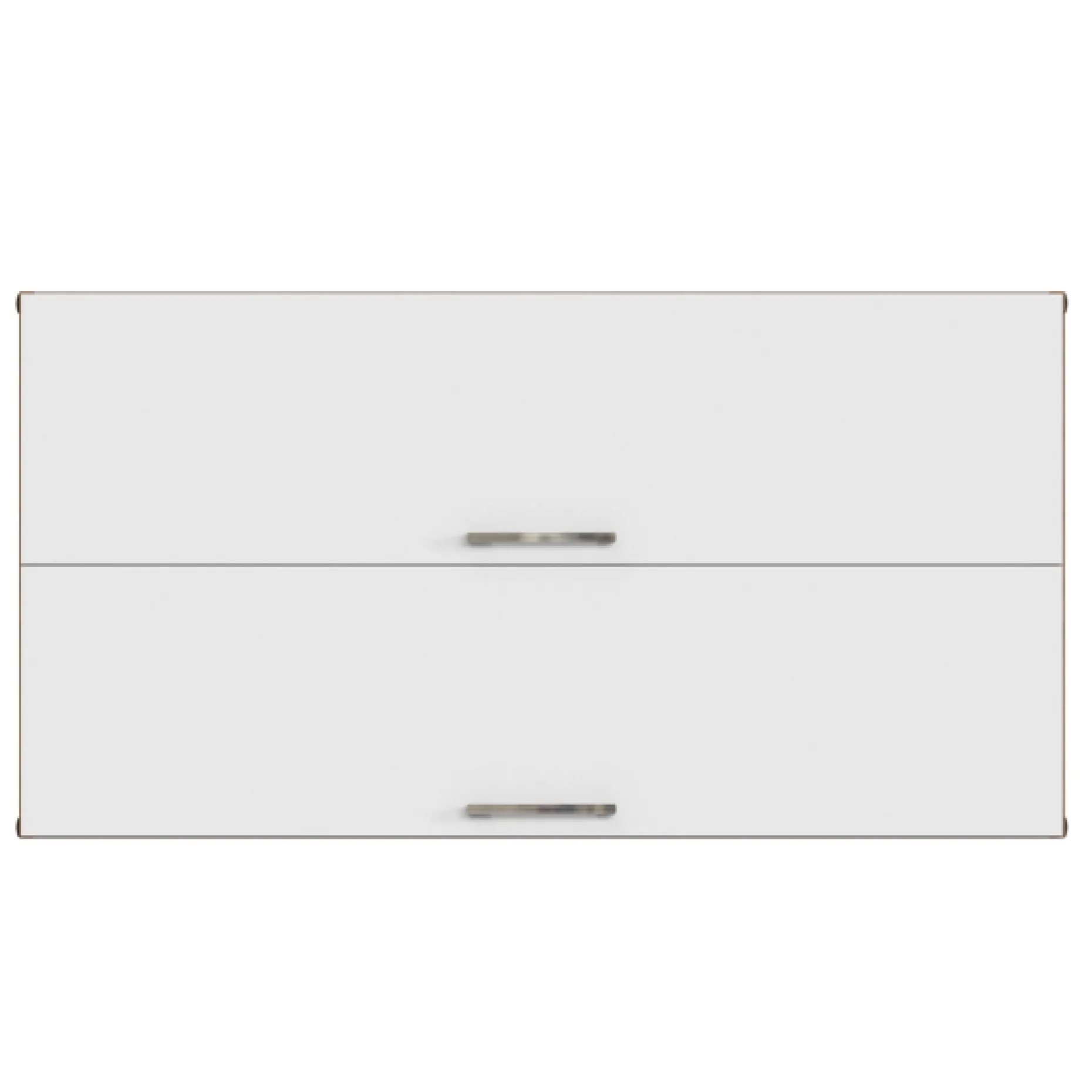 Küchenhängeschrank Sorrella 110cm mit 2 Flügeltüren - weiß/Eiche