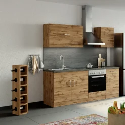 Küchenhängeschrank Sorrella 100cm mit 2 Flügeltüren - Eiche