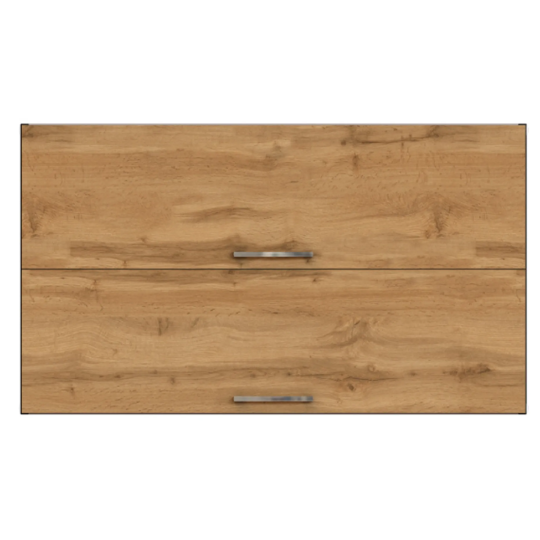 Küchenhängeschrank Sorrella 100cm mit 2 Flügeltüren - Eiche/Graphit
