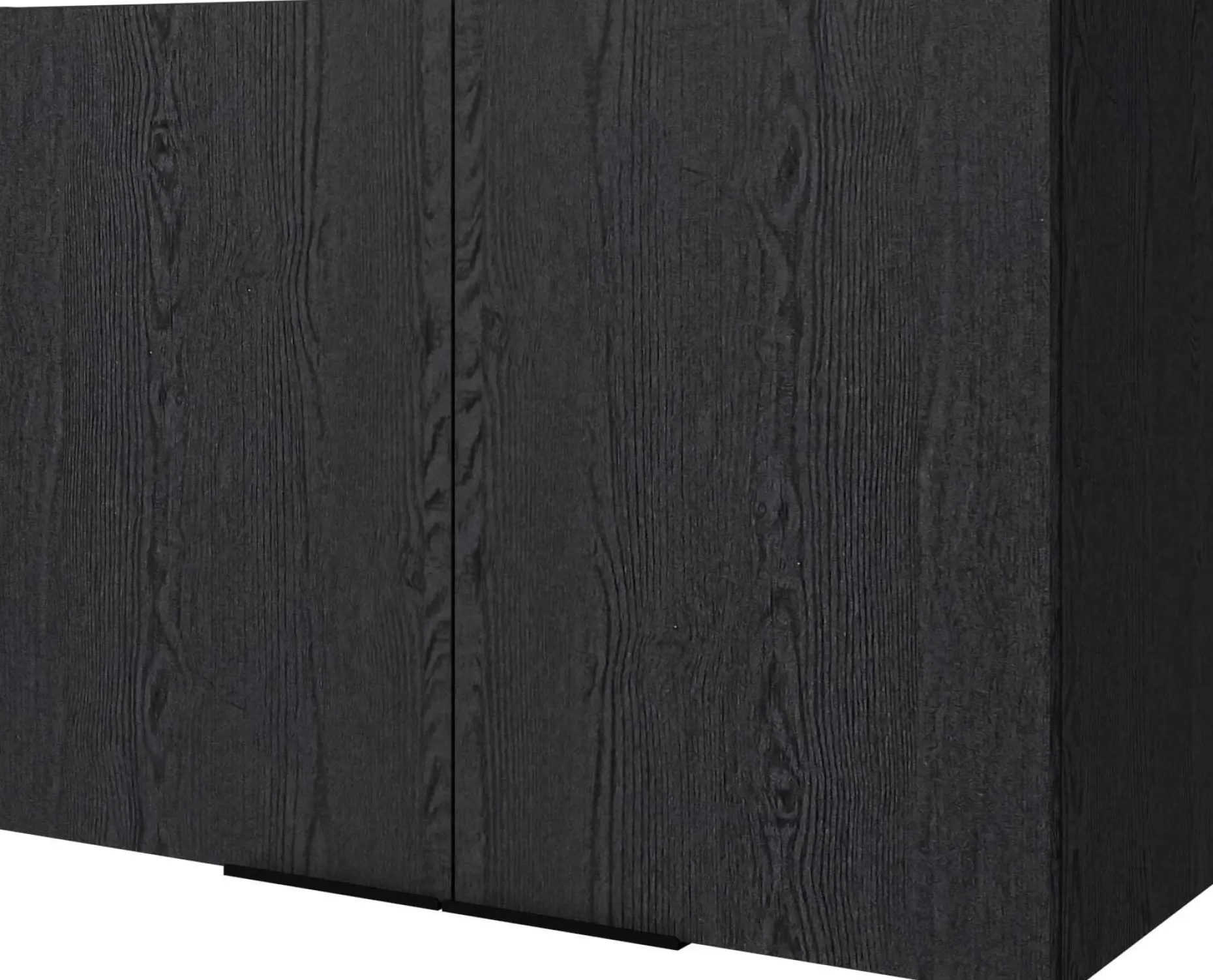 Küchenoberschrank Anna - 80x36x58cm - 2 Türen - Eiche schwarz Dekor