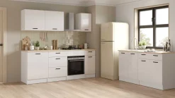 Küchenschrank Bianco - 40x36x58cm - 1 Tür - Hochglanz weiß