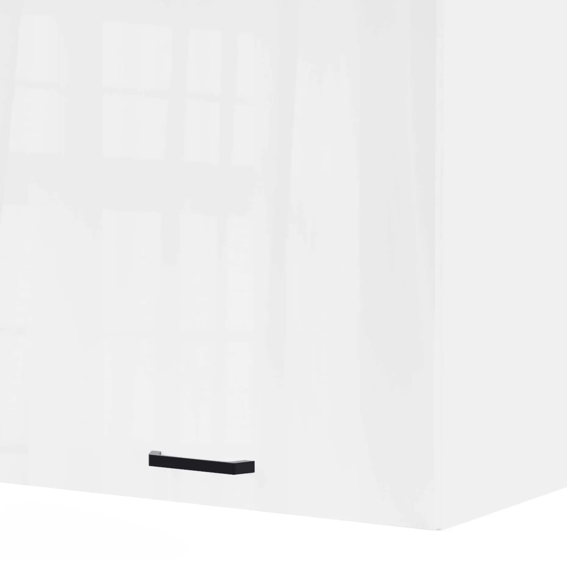 Küchenschrank Bianco - 60x36x58cm - 1 Tür - Hochglanz weiß