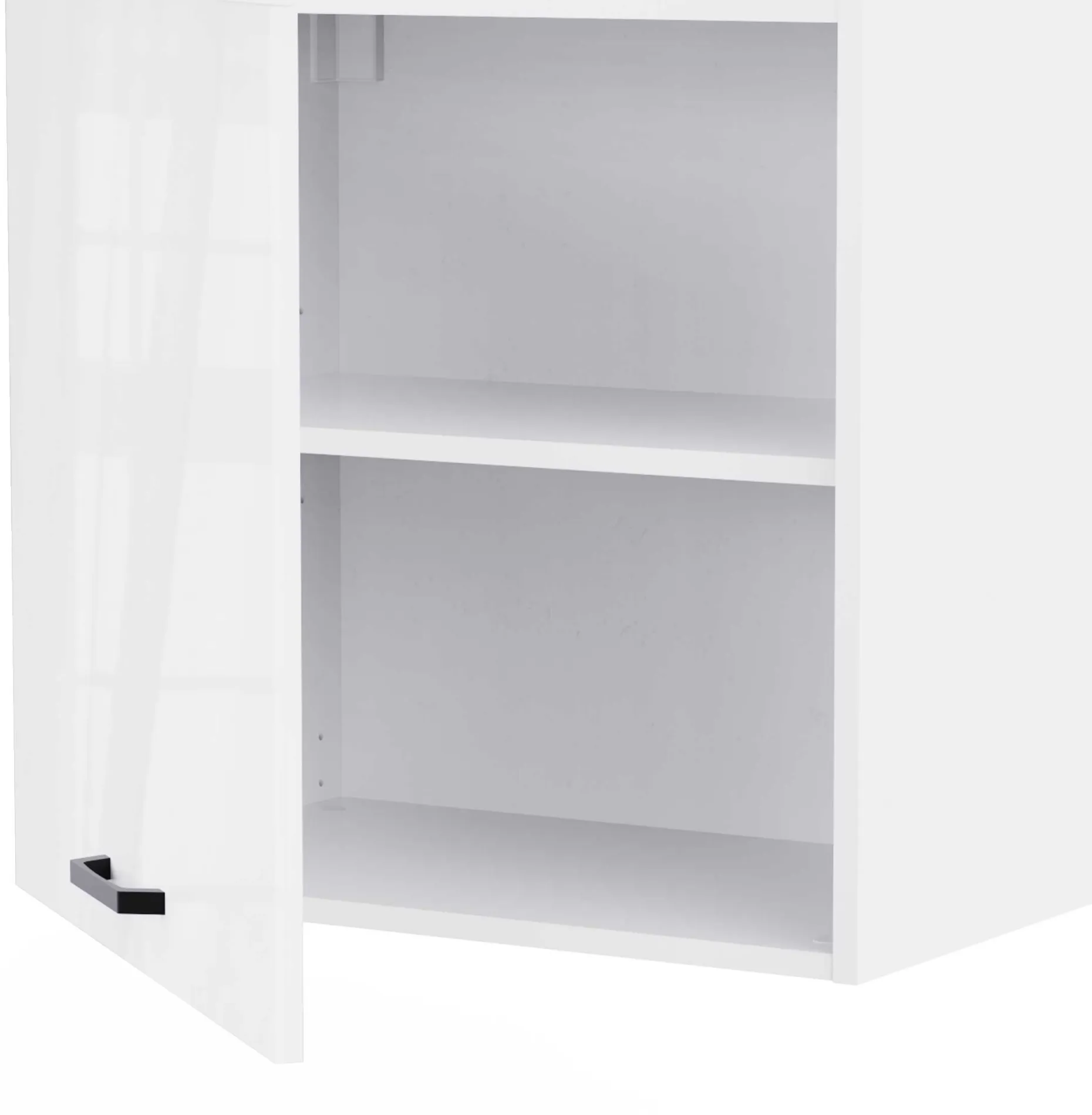 Küchenschrank Bianco - 60x36x58cm - 1 Tür - Hochglanz weiß