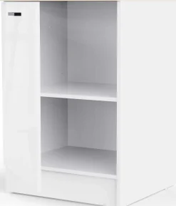 Küchenschrank Bianco - 60x60x90cm - 1 Tür - Hochglanz weiß