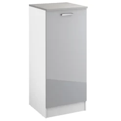 Küchenschrank Eli 60x141 mit Tür - grau