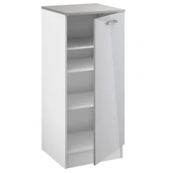 Küchenschrank Eli 60x141 mit Tür - grau