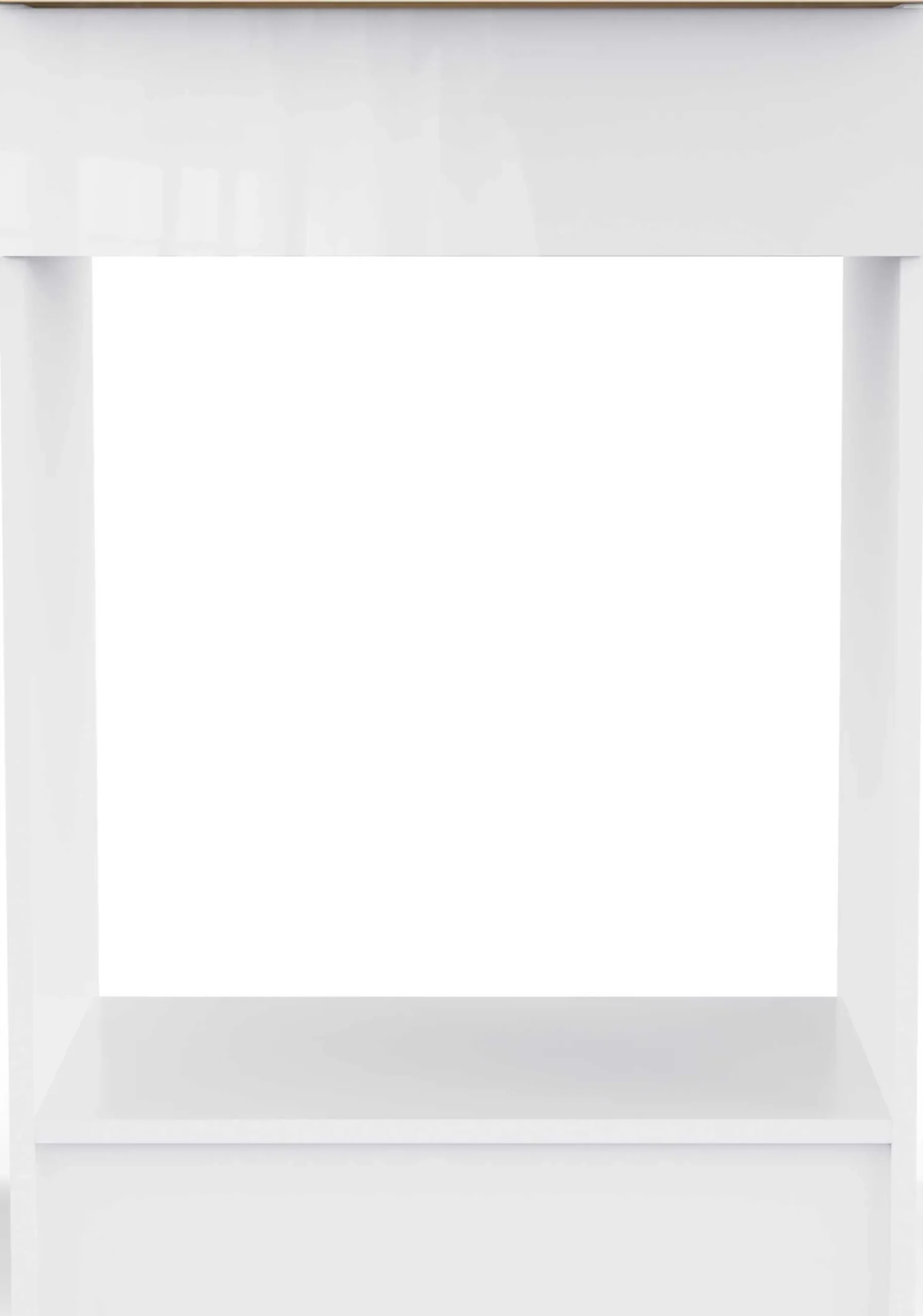 Küchenschrank für Backofen Bianco - 60x60x90cm - Hochglanz weiß