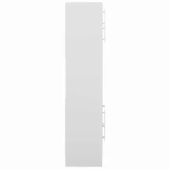 Küchenschrank Louise für Mikrowelle - weiß/Eiche