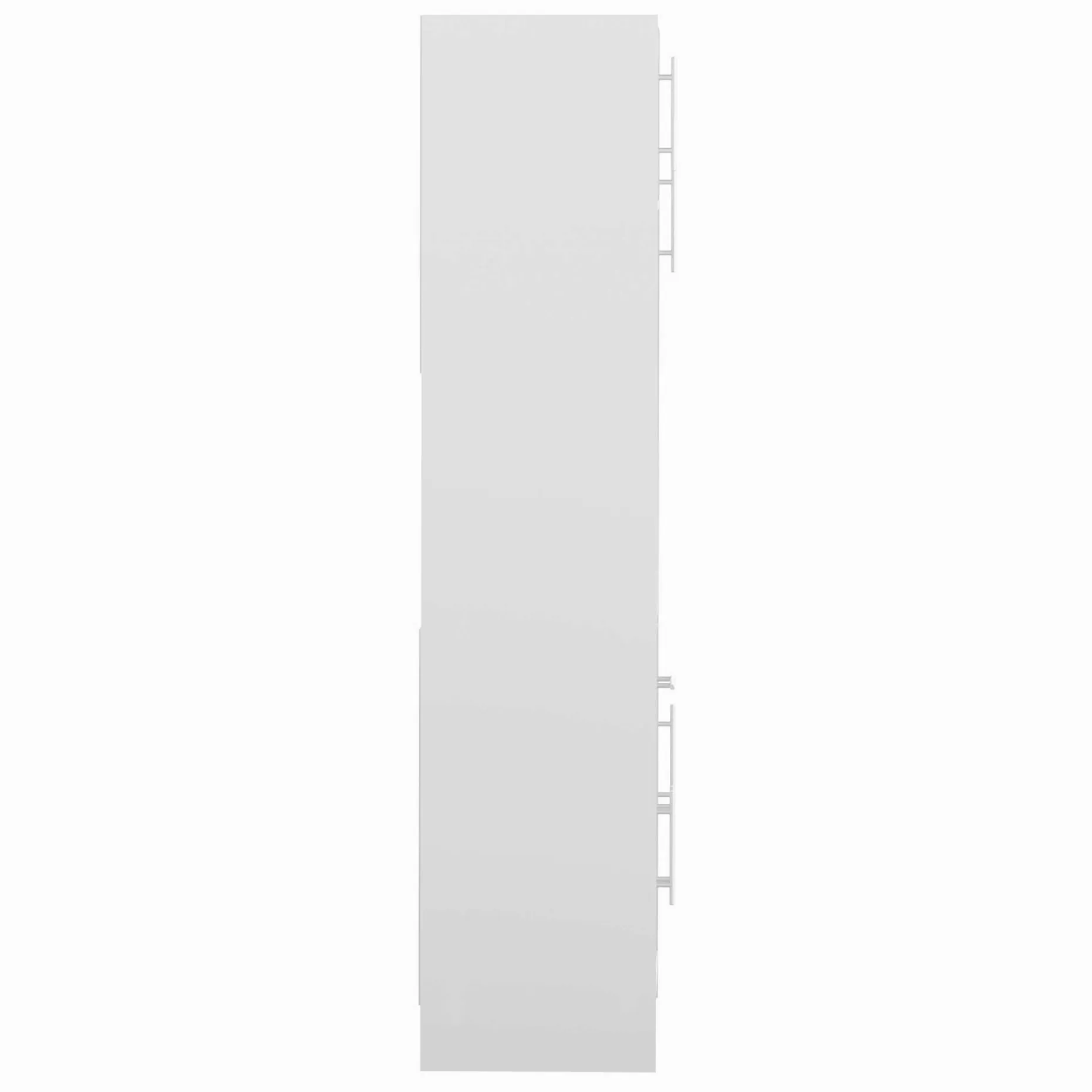 Küchenschrank Louise für Mikrowelle - weiß/Eiche