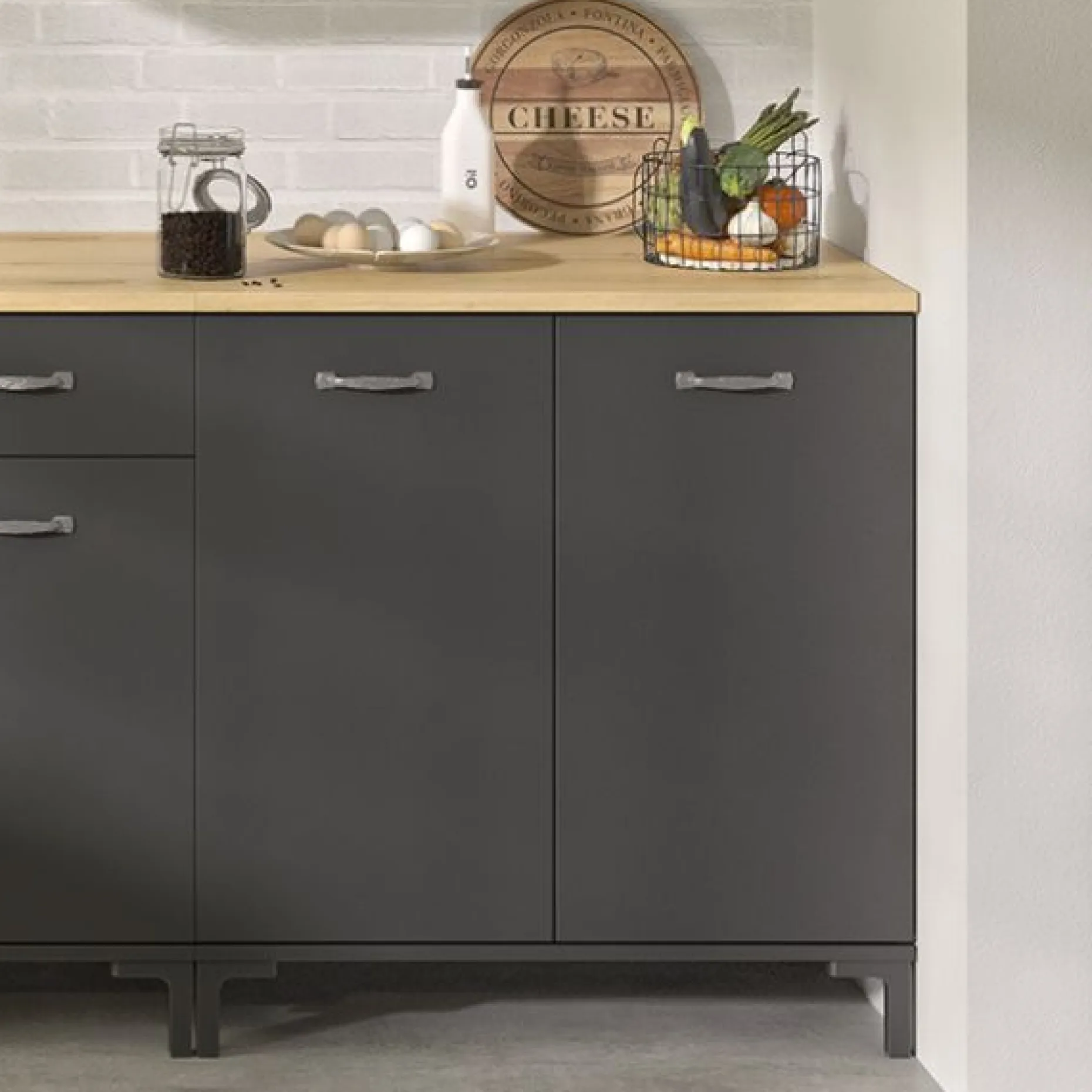 Küchenschrank Manchester | 80 x 60 x 86 cm | Helvezia Oak