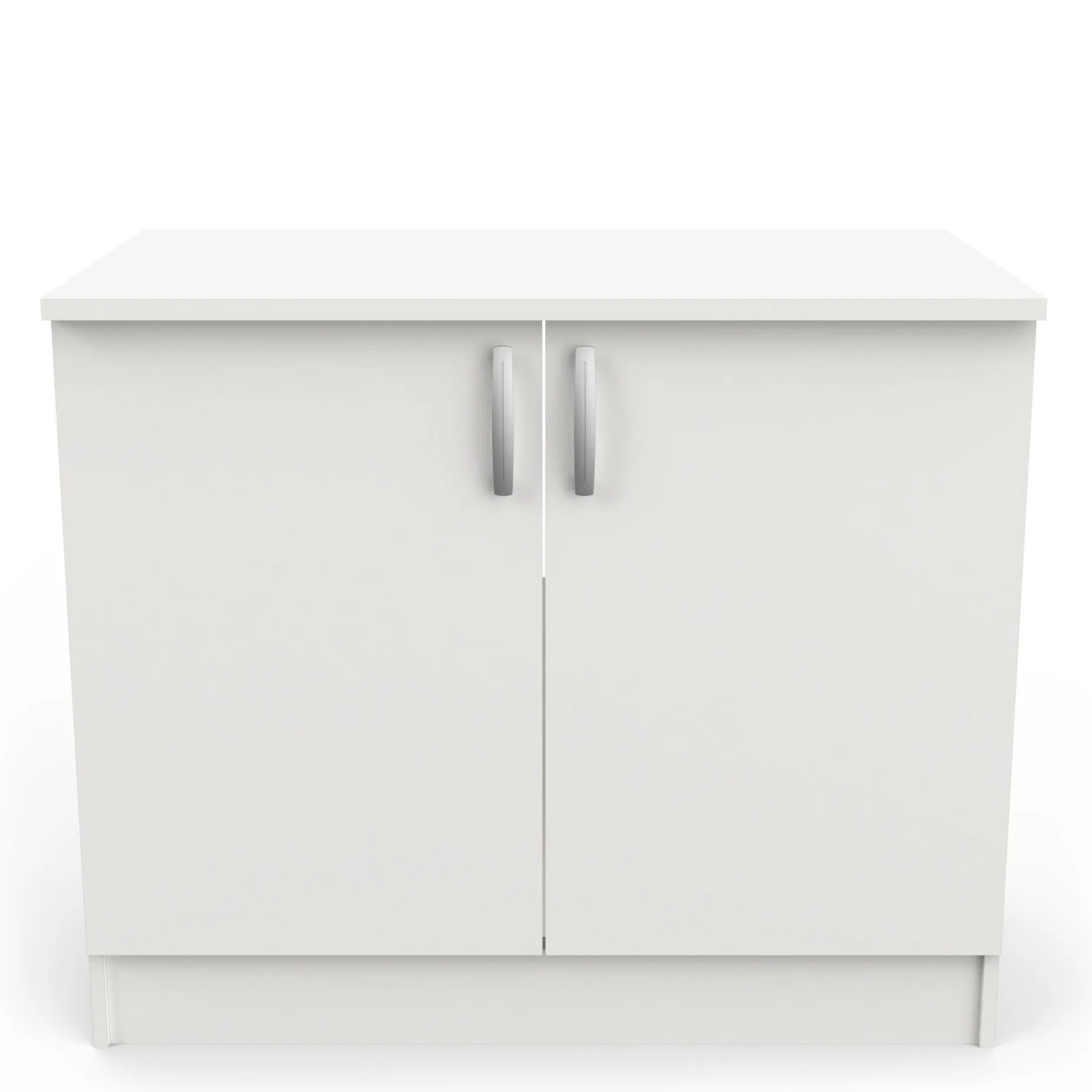 Küchenschrank Nova - 100x60x85 cm - Weiß/Eiche