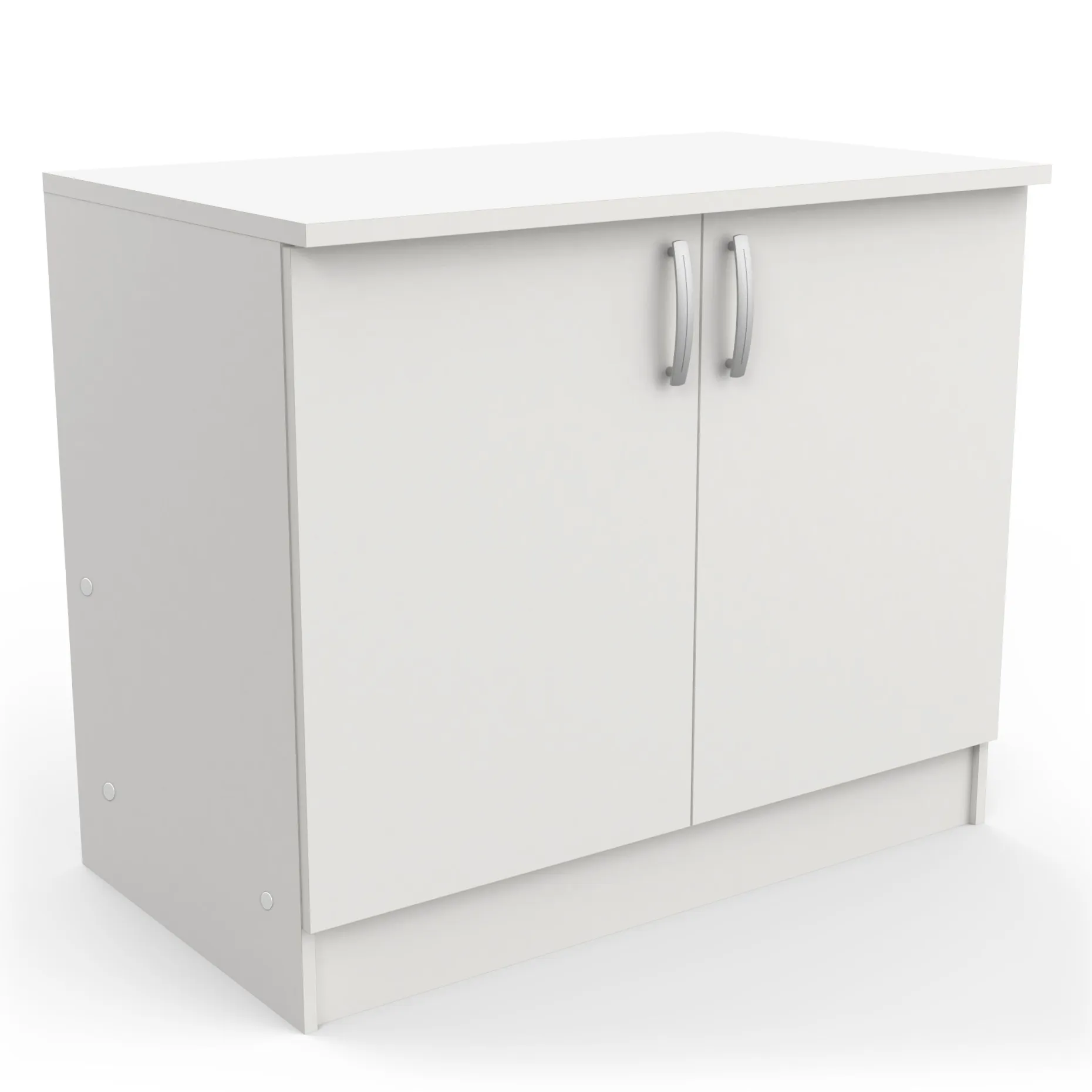 Küchenschrank Nova - 100x60x85 cm - Weiß/Eiche