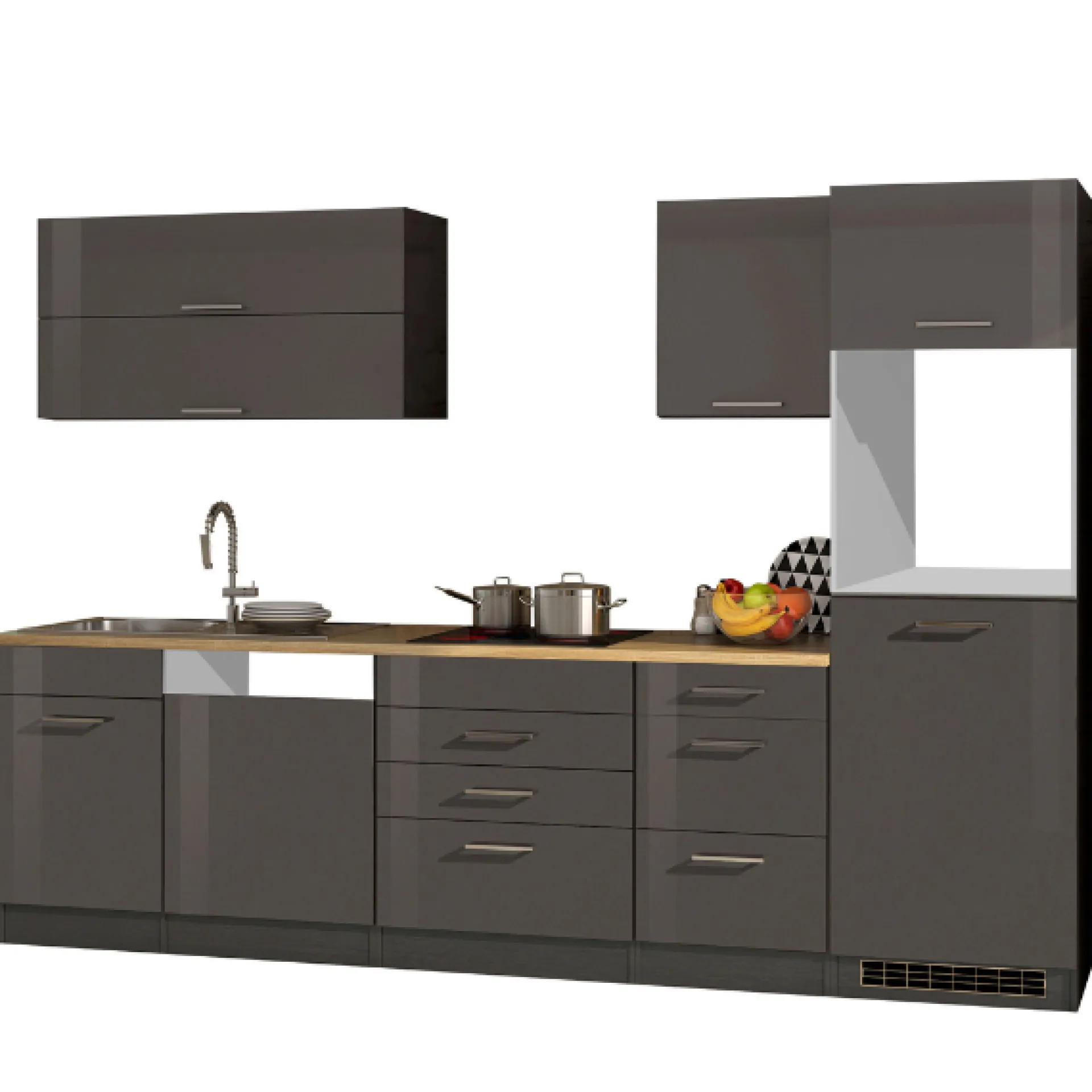 Held Küchenset Mailand | Geräte nicht enthalten | Sonoma Grey Oak