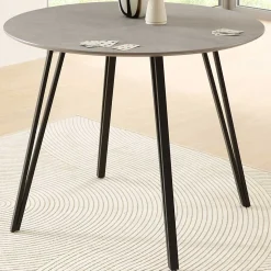 Emob Küchentisch Floris - Ø100x75cm - Betonoptik