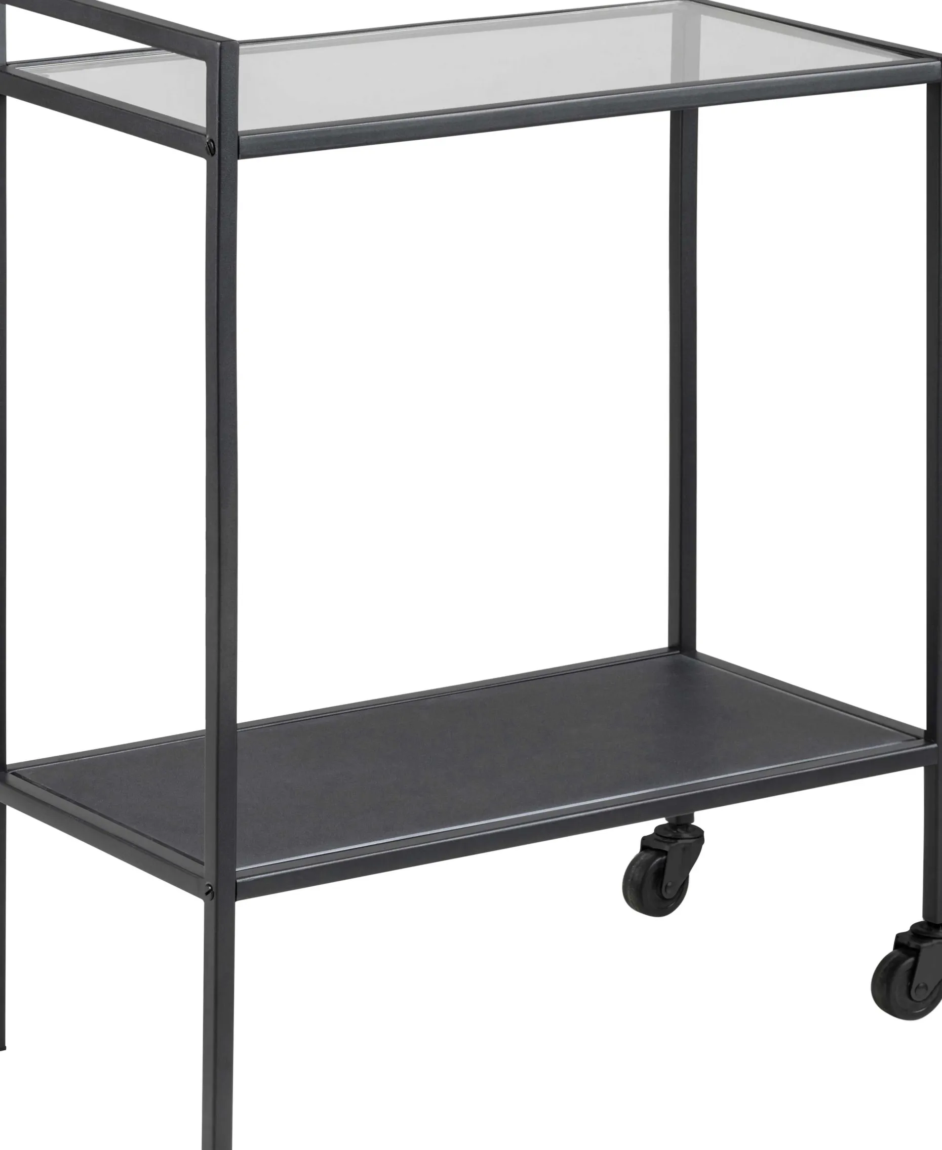 Küchenwagen Dover 60cm - schwarz