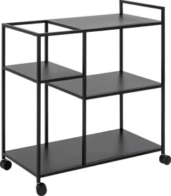 Küchenwagen Nebas 78cm - schwarz
