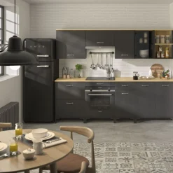 Gautier - Gami Küchenzeile Manchester | Geräte nicht inbegriffen | Helvezia Oak Design