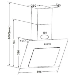 Held Küchenzeile Ragnar 290cm mit Backofen und Kühlschrank - Hochglanz weiß