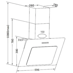 Held Küchenzeile Ragnar 330cm mit Geschirrspüler, Backofen und Kühlschrank - Hochglanz
