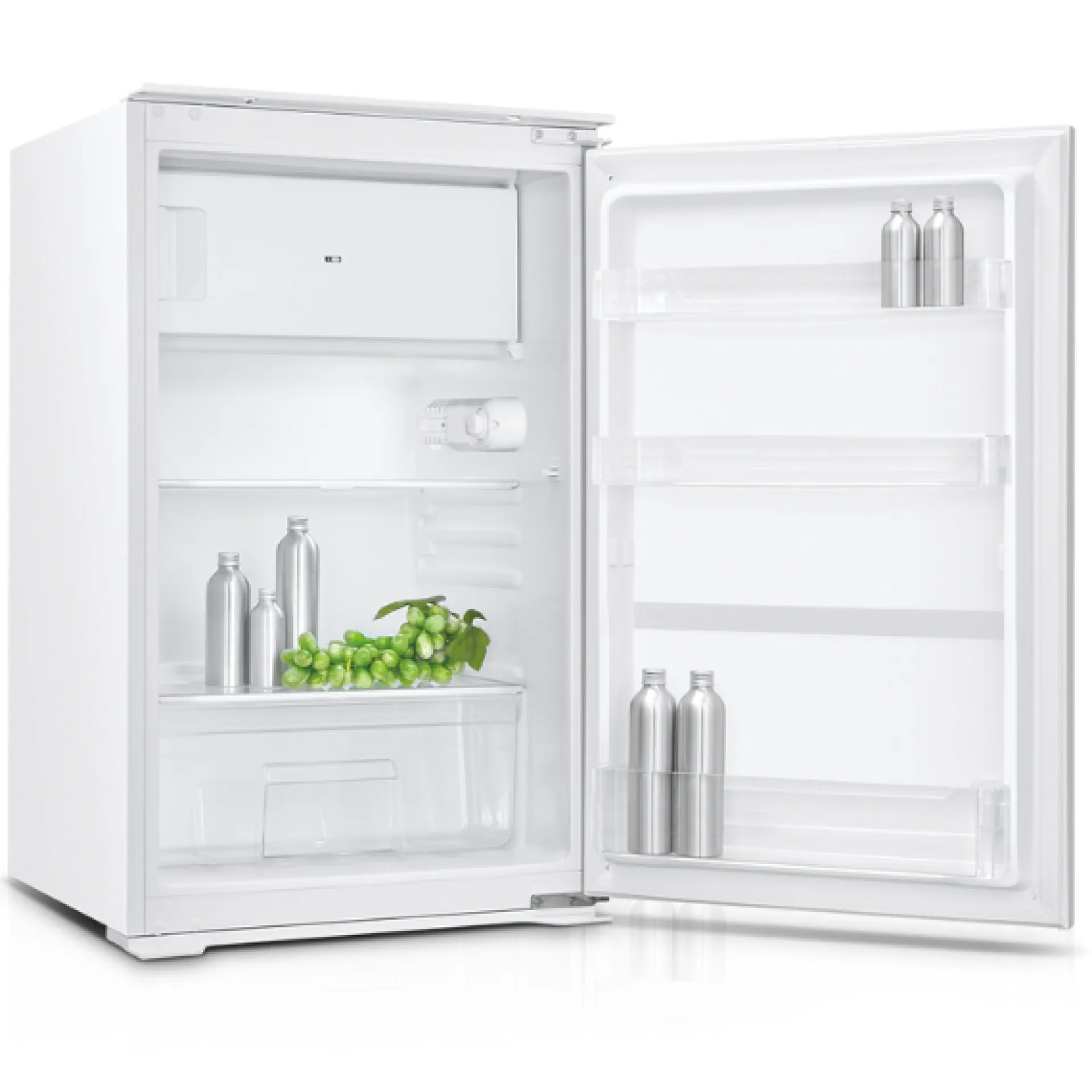 Held Küchenzeile Ragnar 340cm mit Geschirrspüler, Backofen und Kühlschrank - hochglänzend weiß