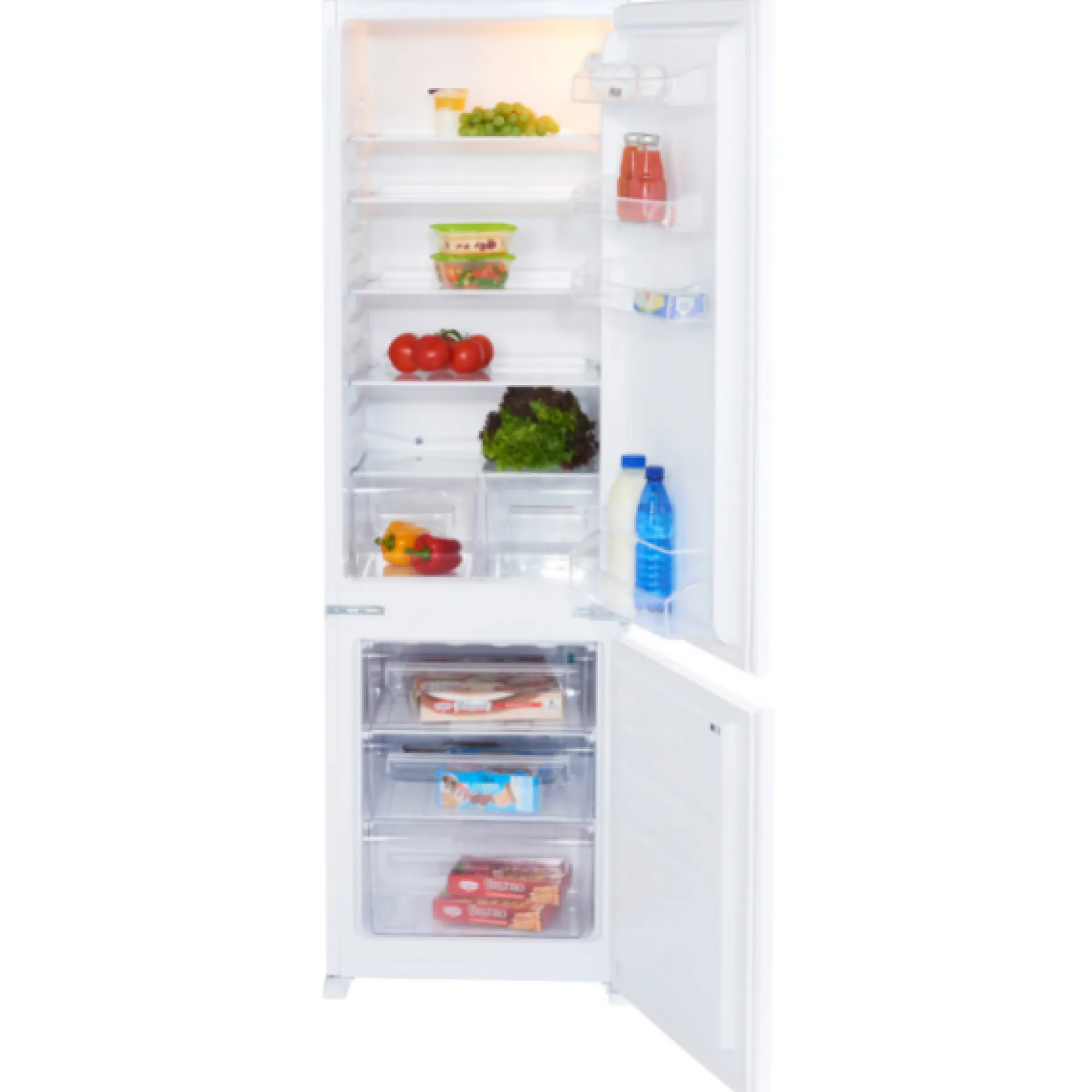 Held Küchenzeile Ragnar 350cm mit Kühl-Gefrierkombination und Backofen - Hochglanz
