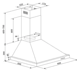 Held Küchenzeile Ragnar 390cm mit Kühl-Gefrierkombination, Backofen und Geschirrspüler - Hochglanz