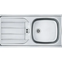 Held Küchenzeile Ragnar 270cm mit Mikrowelle, Kühlschrank und Backofen - Hochglanz weiß