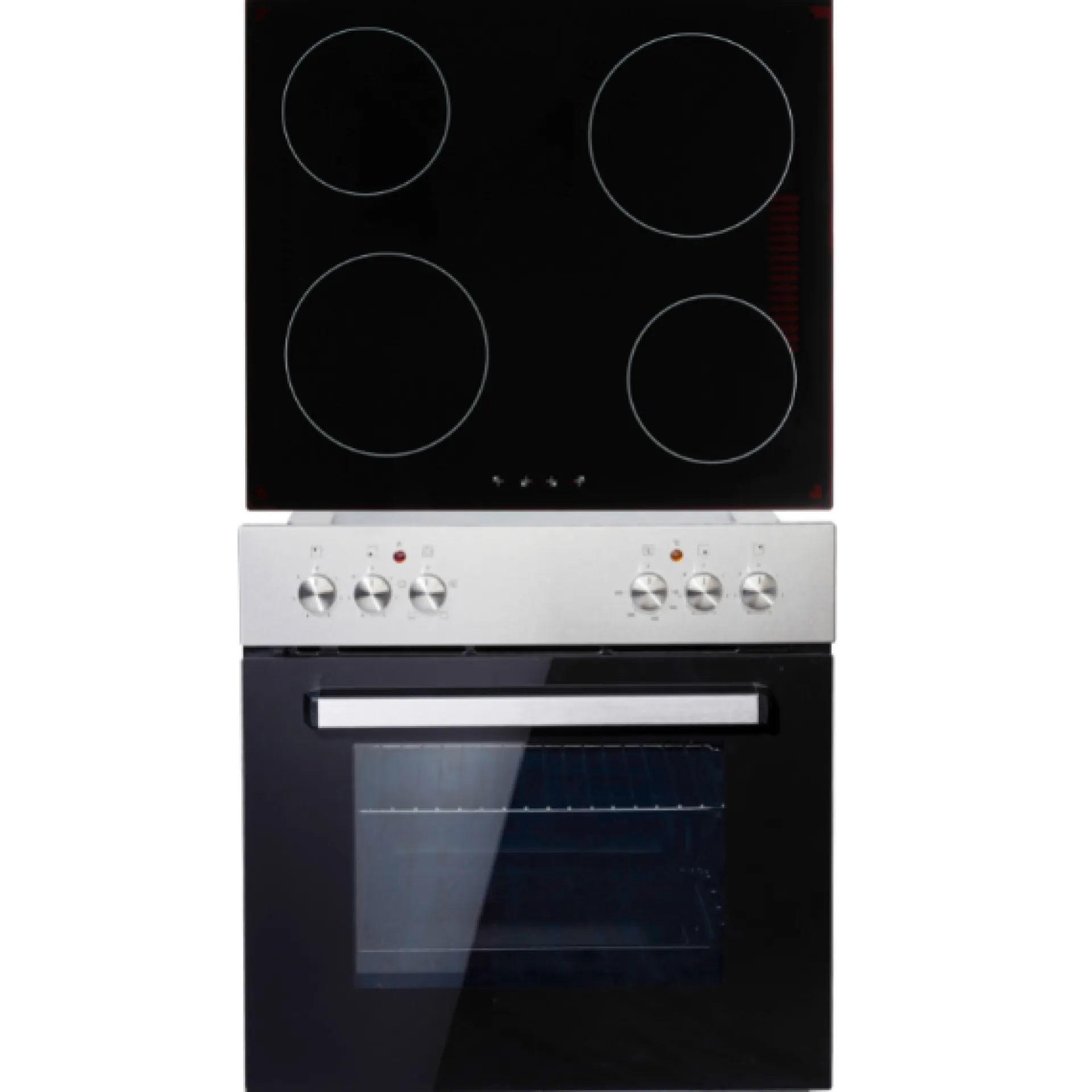 Held Küchenzeile Ragnar 310cm mit Mikrowelle, Kühlschrank, Backofen und Geschirrspüler - hochglanz