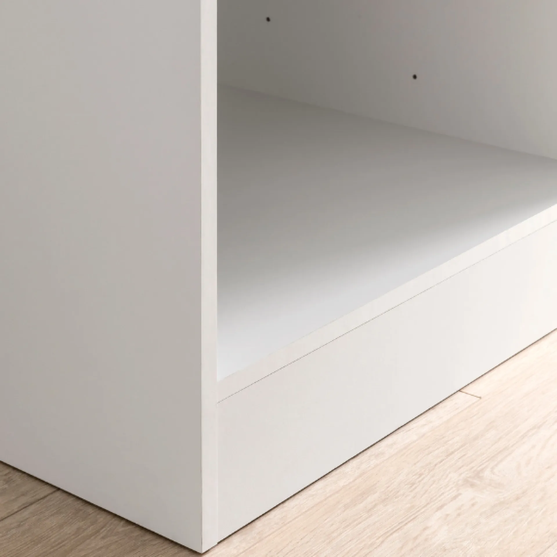 Held Küchenzeile Ragnar 290cm mit Platz für Kühlschrank und Backofen - Hochglanz weiß