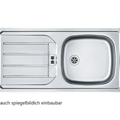 Held Küchenzeile Sorrella 360cm mit Platz für Geschirrspüler, Backofen, Kühlschrank und Gefrierschrank - Anthrazit/Eiche
