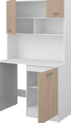 Parisot Küchenzeile Unya - 120x60x203cm - 3 Türen - Eiche Dekor