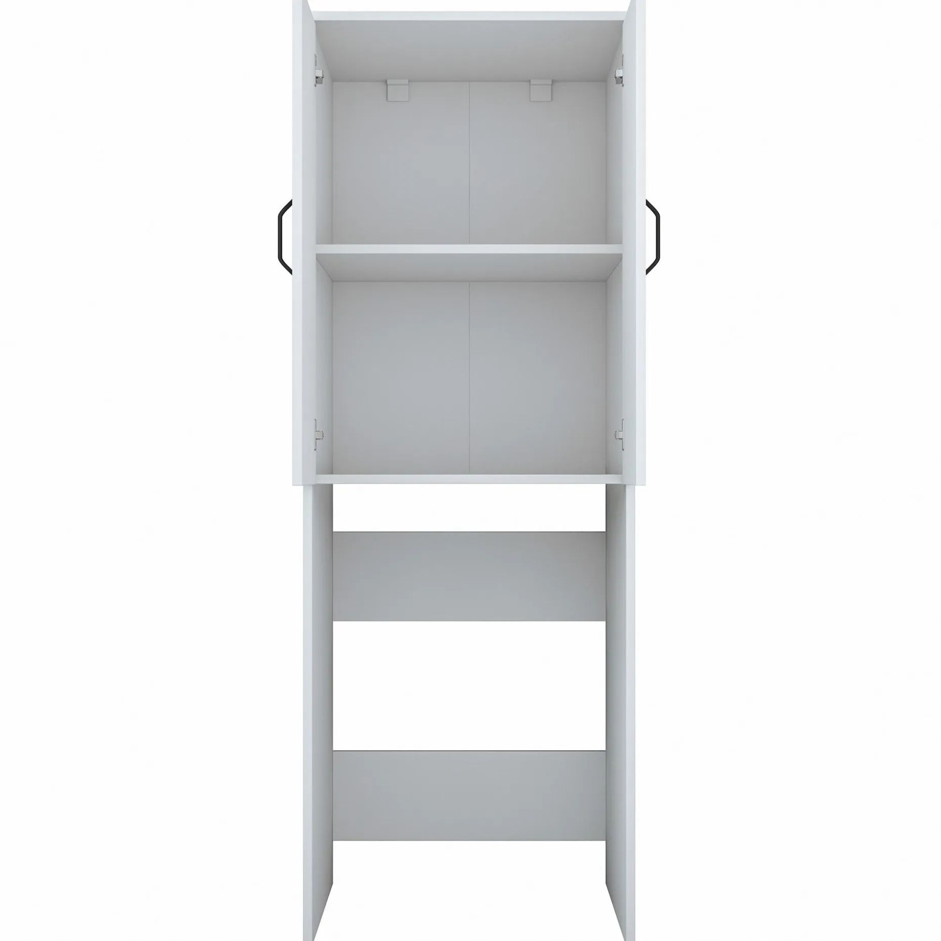 KD110 Waschmaschinenschrank | 100 % MELAMIN | Weiß