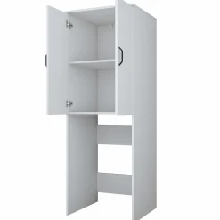 KD110 Waschmaschinenschrank | 100 % MELAMIN | Weiß