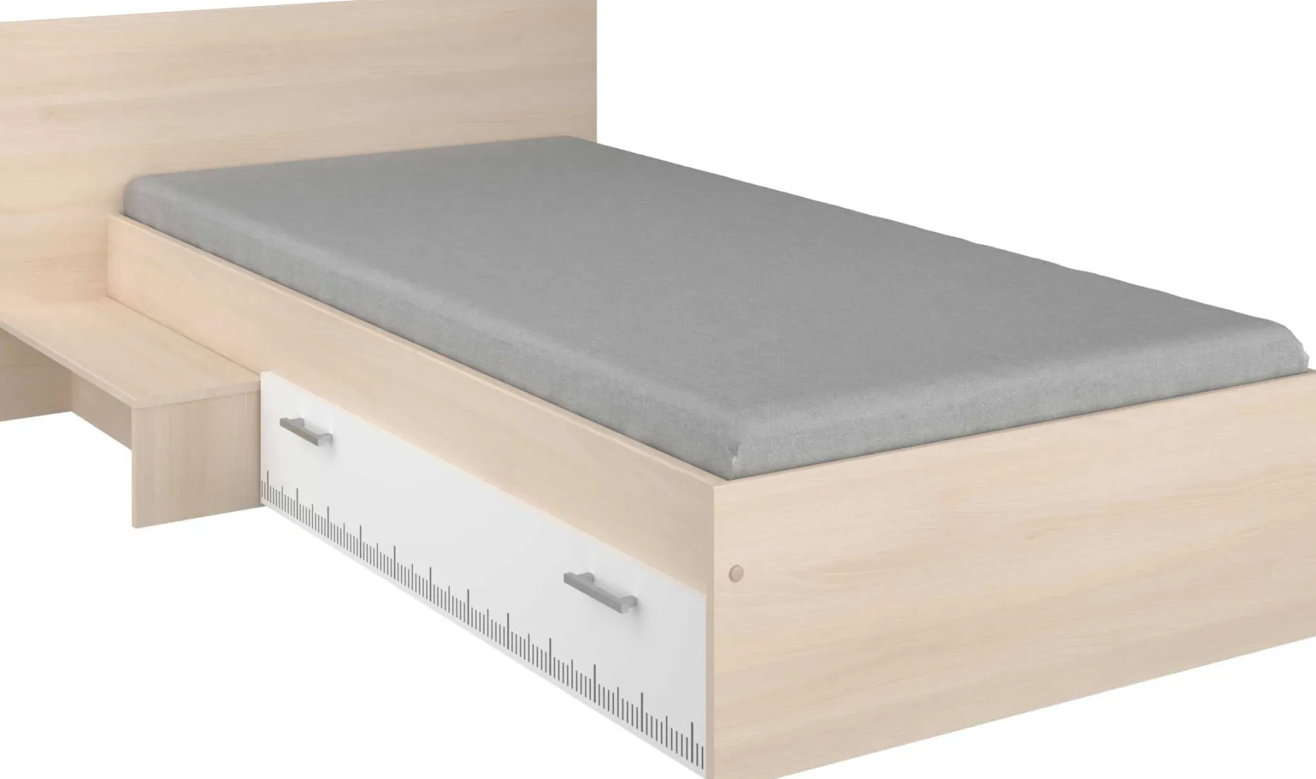 Kinderbett Charly 90x200 mit Bettkasten