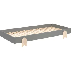 Kinderbett Modulo arrow 90x200 stapelbar - anthrazit/Kieferholz