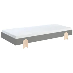 Kinderbett Modulo arrow 90x200 stapelbar 3er-Set - anthrazit/Kieferholz