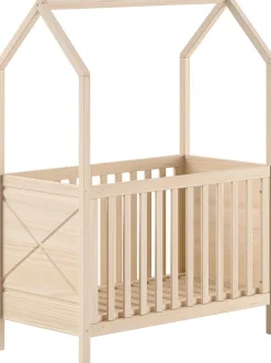 Kinderbett Scottie - 60x120cm - verstellbarer Lattenrost - massives Kiefernholz