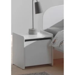 Kinder Vipack Kinderbett 90x200 cm mit Lattenrost und Nachttisch Kiddy-