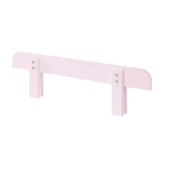 Kinderbett 90x200 mit Bettgitter - rosa