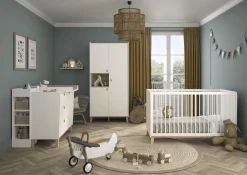 Kindergarderobe Aaron | 94 x 58 x 194 cm | Weiß