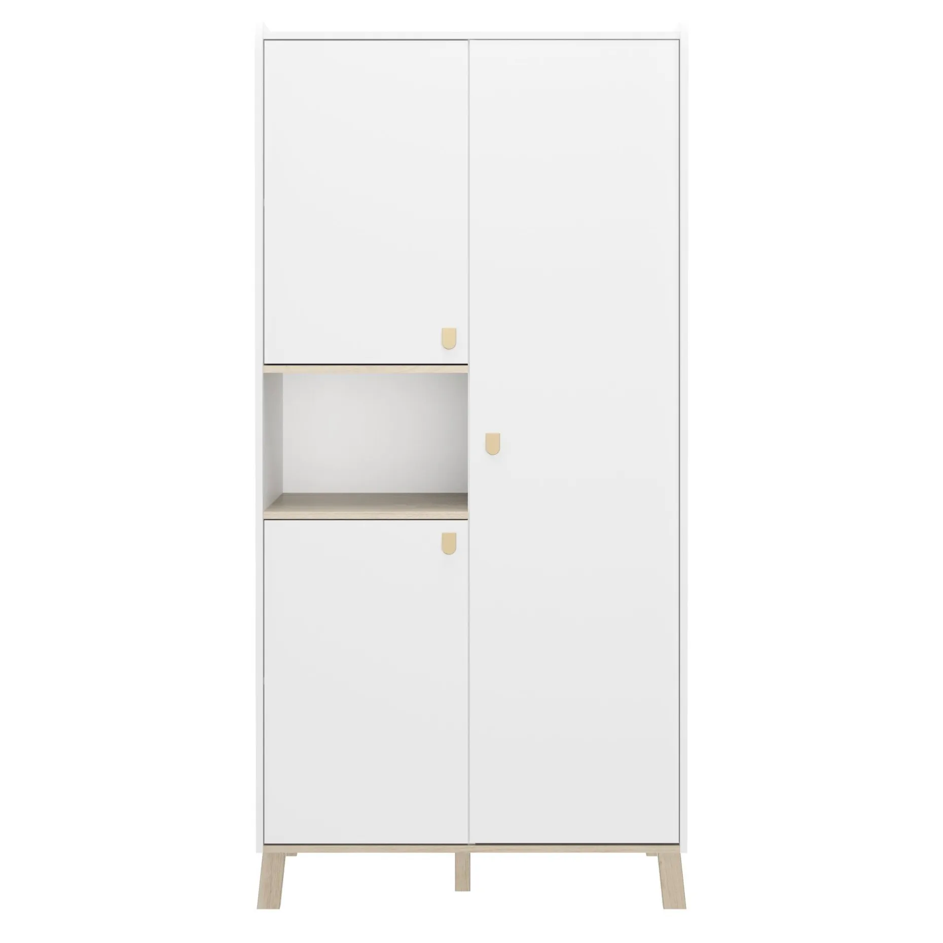 Kindergarderobe Aaron | 94 x 58 x 194 cm | Weiß