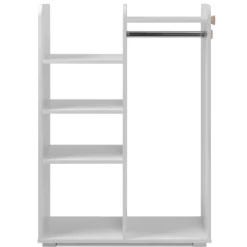 Kinderkleiderschrank Lala - 80x40x110cm - weiß
